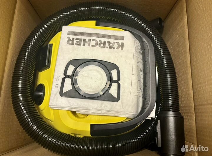 Пылесос karcher wd 3 с розеткой новый