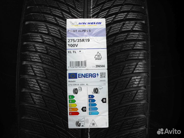 Michelin Pilot Alpin 5 275/35 R19 и 285/30 R20 102V