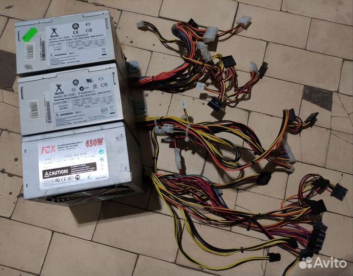 Бп 400w и переходник на 6пин и 450w