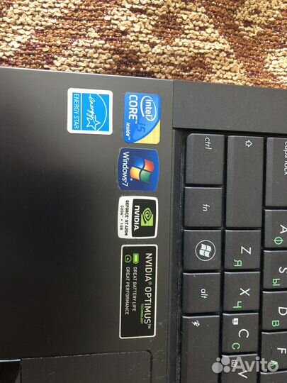 Ноутбук asus core i5