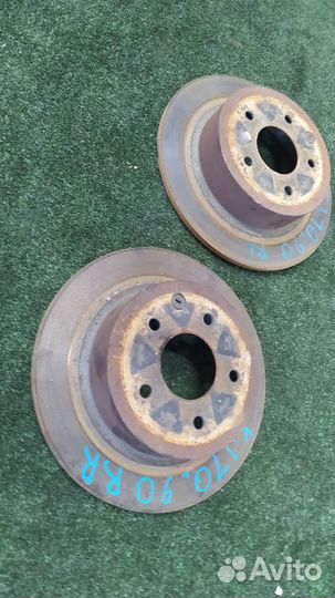 Диск тормозной пара задний Nissan Dualis KJ10