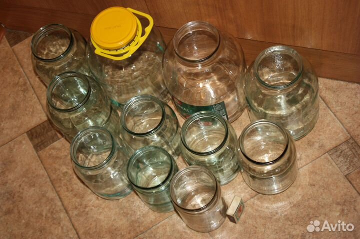 Банки стеклянные, пакетом