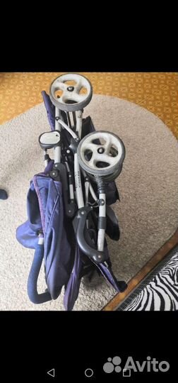 Коляска для двойни летняя