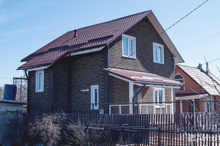 Дом 95 кв.м каркасный фасад под ключ 20-403