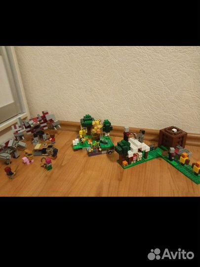 Лего Майнкрафт (3 набора) цена в описании