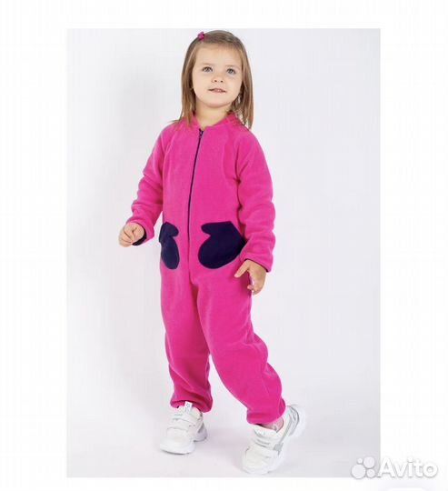 Новый флисовый комбинезон 110/116