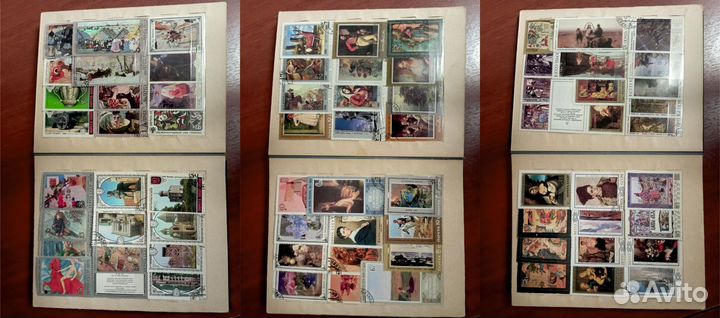 Марки СССР в альбомах