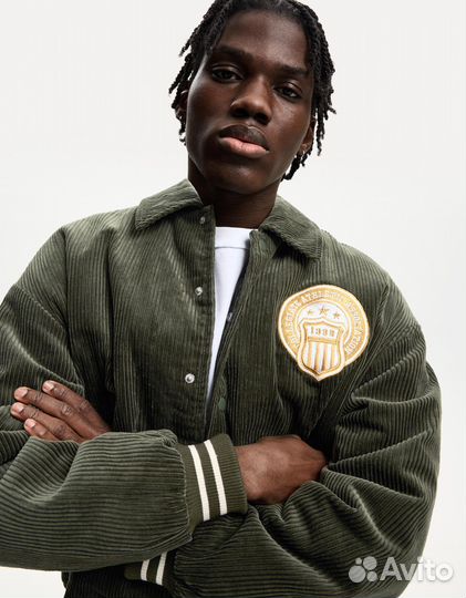 Bershka Вельветовая куртка в стиле ретро