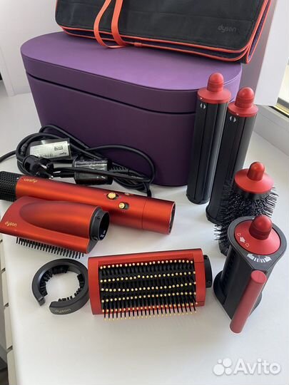 Стайлер dyson airwrap complete long Orange Topaz