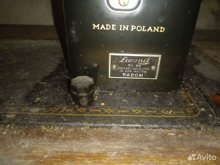 Швейная машинка Lucznik kl90 made in Poland 1961г