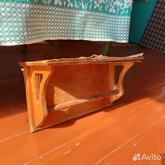 СССР Полочка деревянная вешалка Полка Советская