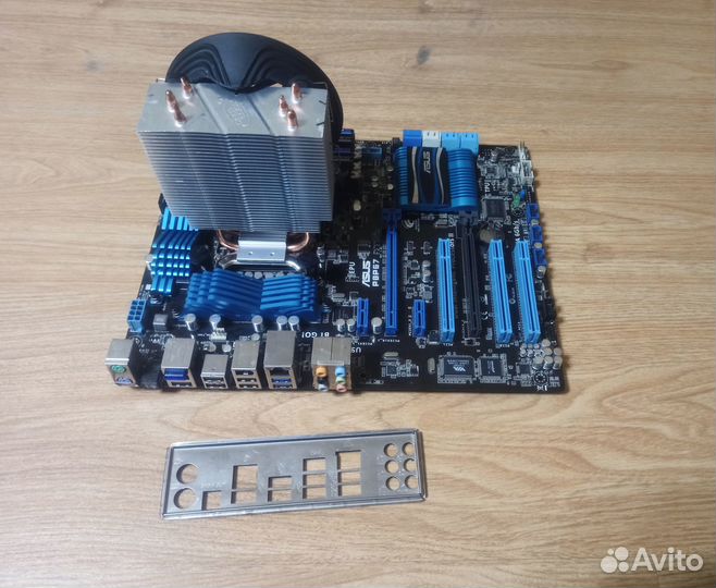 Материнская плата + процессор + озу + кулер