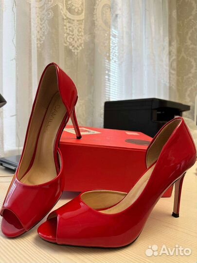 Туфли женские 40 размер красные