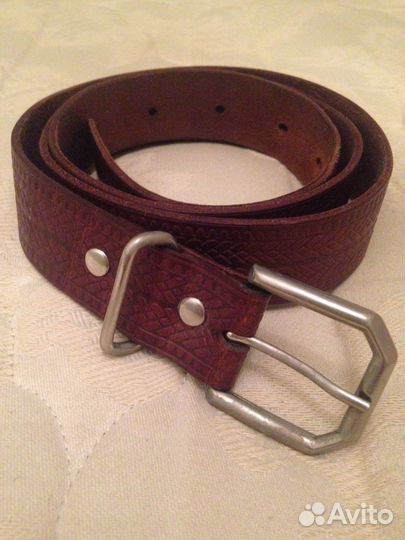 Ремень мужской. Кожа. Винтаж