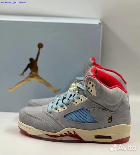 Кроссовки Trophy Room x Air Jordan 5 (Арт.30869)