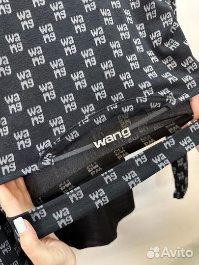 Лонг Alexander Wang с разрезом на спине