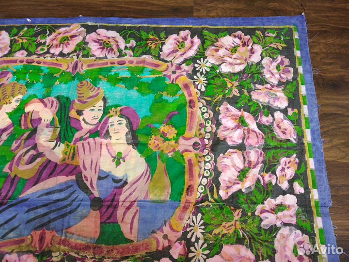 Ковер-Малеванка, старинный, Польша,19в.Отличный