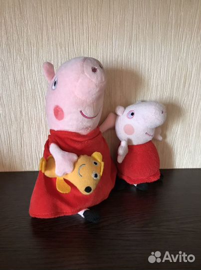 Мягкие игрушки, детские рюкзак, сумка Peppa Pig Св