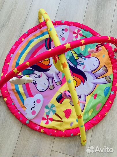 Развивающий коврик Whales baby единороги