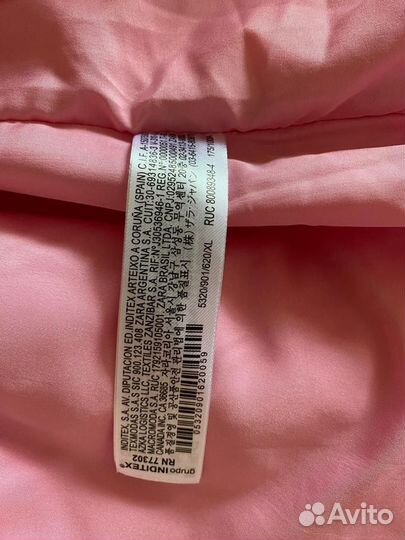 Новое стёганое пальто zara oversize