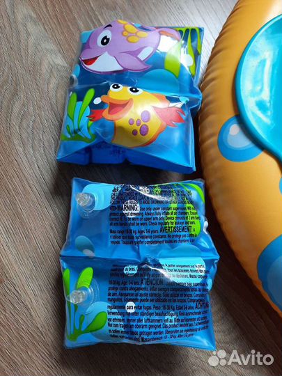 Круг для плавания,мяч,нарукавники