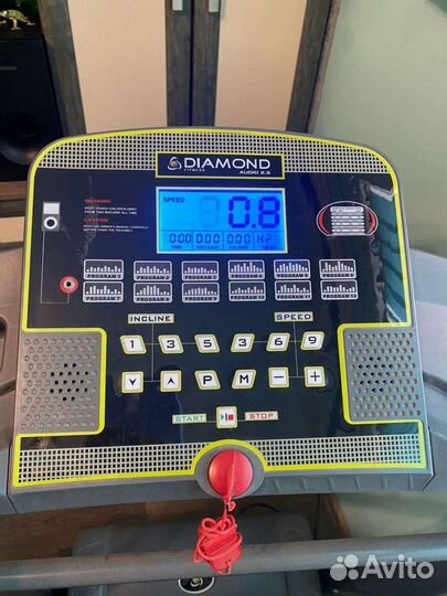 Беговая дорожка с наклоном электрическая