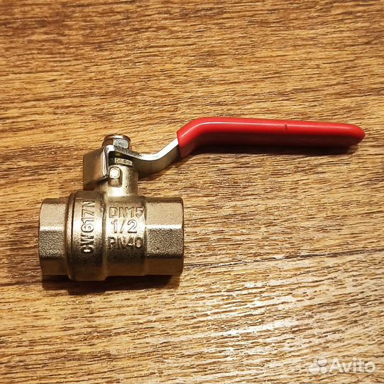 Шаровой кран, стальная рукоятка 1/2 Valtec