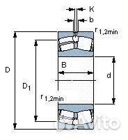 Подшипник SKF 24030 (ГОСТ 4003130 )