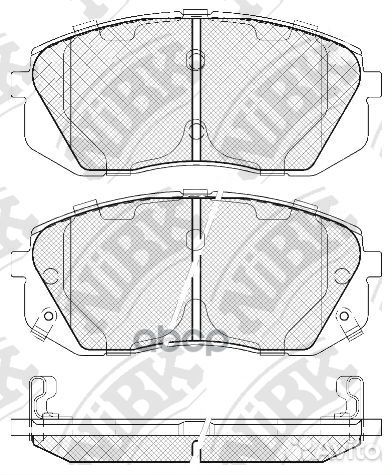 Колодки тормозные дисковые KIA sportage 2008 PN