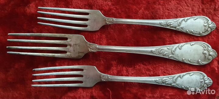 Вилки, ложки, ножи мельхиор