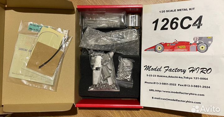 1/20 модели F1