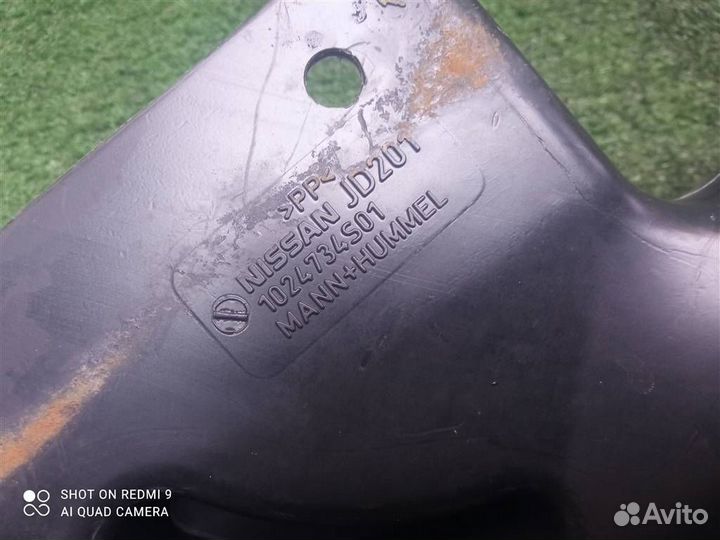 Воздухозаборник (внутри) Nissan Qashqai (J10) 200