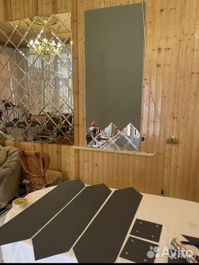 Зеркало панно на стену