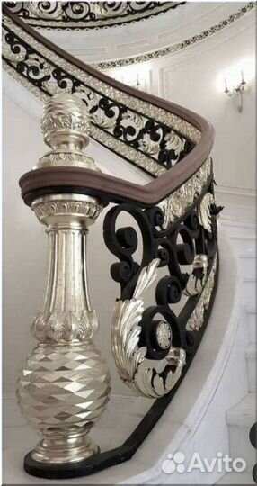 Кованые перила для лестниц