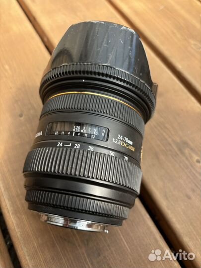 Объектив sigma 24-70mm f2.8 DG HSM