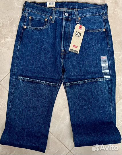 Levis 501 Original Dark Stonewash W 31 L 34