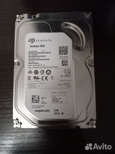 Жесткий диск Seagate 2 тб