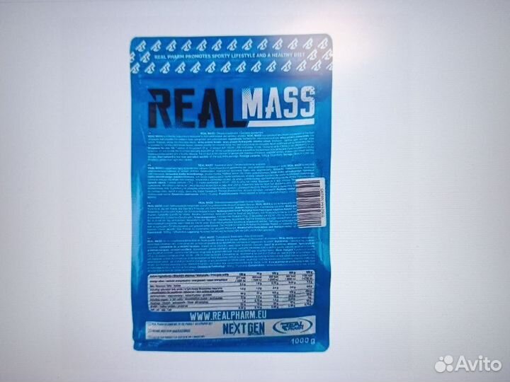 Гейнер Real Pharm, Real mass 1кг