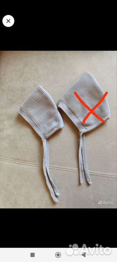 Детские шапочки loom на 3-6 мес