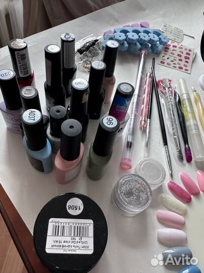 Маникюрный набор с лампой