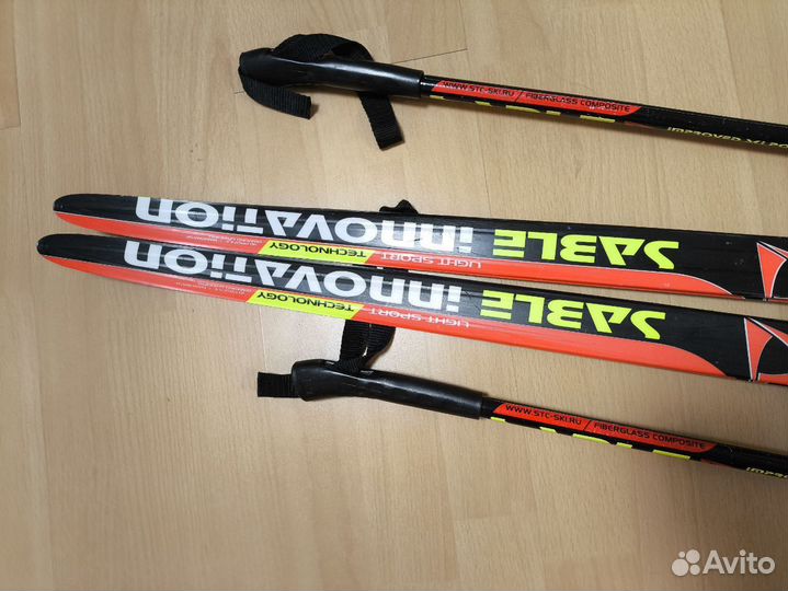 Комплект детские лыжи и ботинки лыжные детские spi