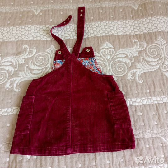 Вельветовый сарафан 80