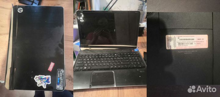 4 ноутбука asus, HP, lenovo на запчасти + сумки