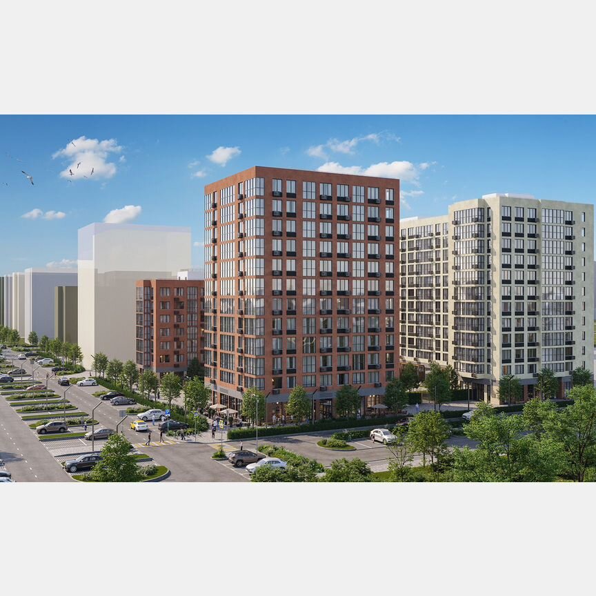 2-к. квартира, 48,5 м², 9/12 эт.