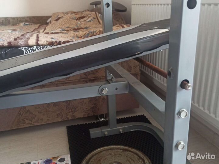 Скамья, штанга, гриф, 70кг