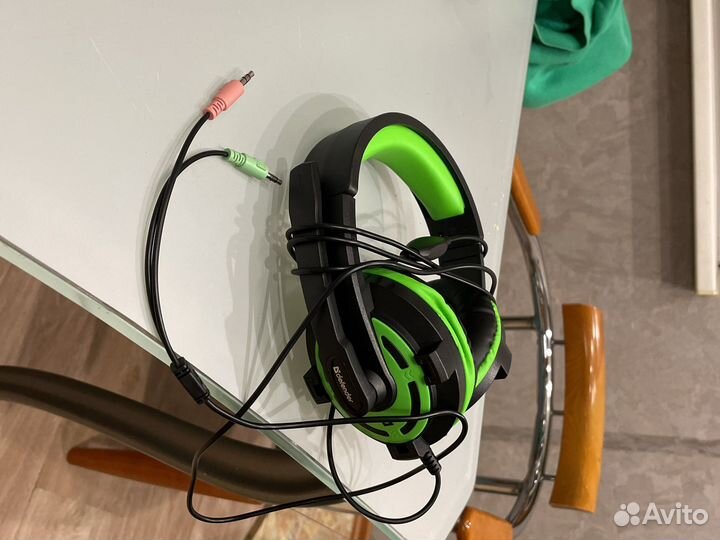 Наушники с микрофоном для пк проводные