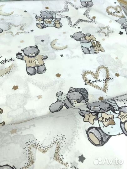 Ткань хлопок бязь поплин