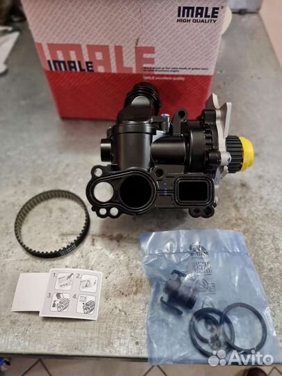 Помпа с алюминиевым термостатом imale VW EA888