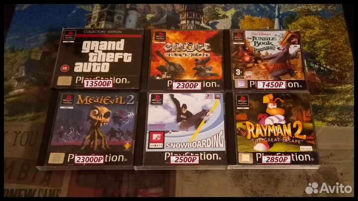 Игры PS1, PS2, PSP (лицензия)