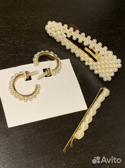 Набор бижутерии из жемчуга